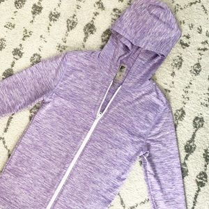 Women's Slim Fit Lightweight Workout Running Track Jacket with Thumb Holes